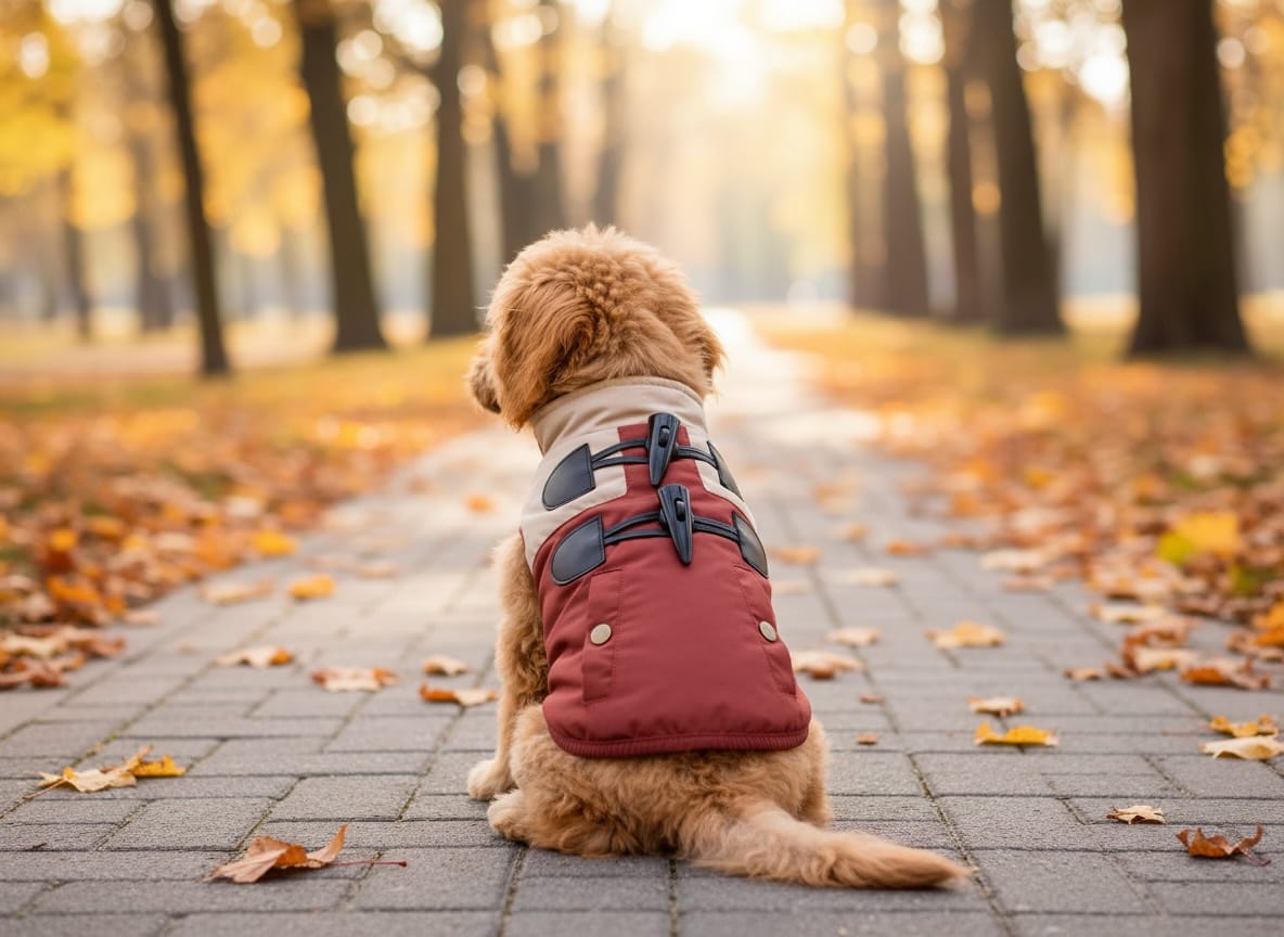 Vsepropejska Bingo zimní bunda pro psa Barva: Béžová