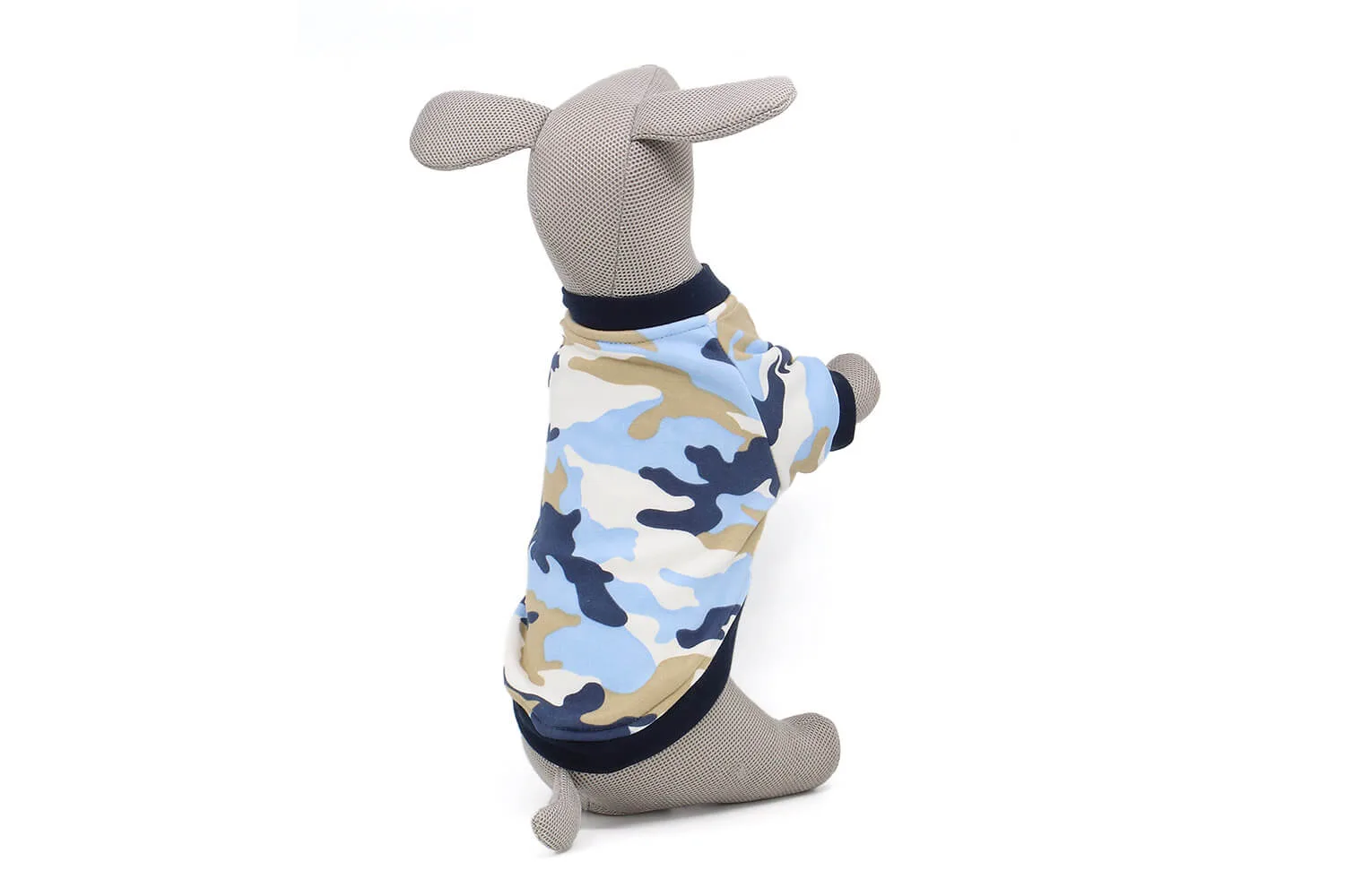 Vsepropejska Camo maskáčová mikina pro psa Barva: Modrá