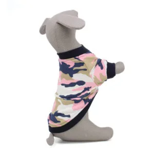 Vsepropejska Camo maskáčová mikina pro psa Barva: Růžová