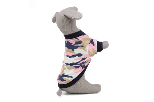 Vsepropejska Camo maskáčová mikina pro psa Barva: Růžová