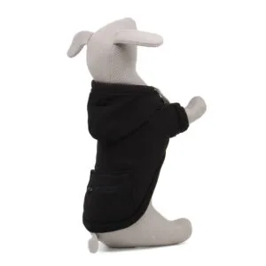 Vsepropejska Pocket mikina pro psa s kapsou Barva: Černá