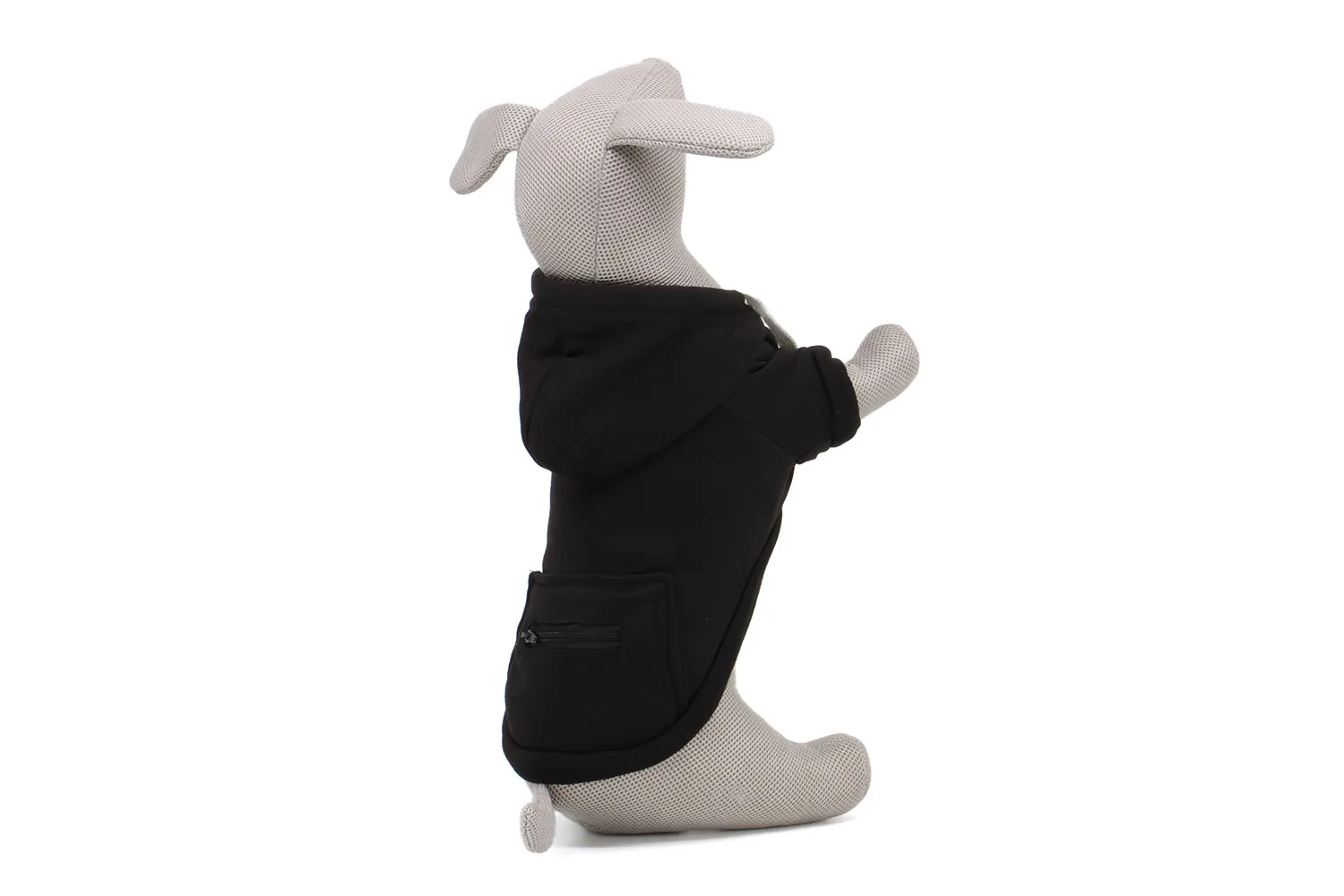 Vsepropejska Pocket mikina pro psa s kapsou Barva: Černá