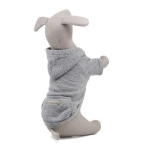 Vsepropejska Pocket mikina pro psa s kapsou Barva: Šedá