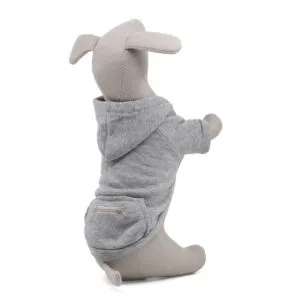 Vsepropejska Pocket mikina pro psa s kapsou Barva: Šedá