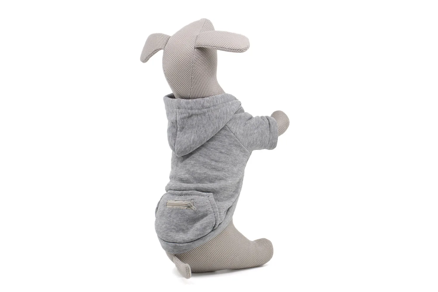 Vsepropejska Pocket mikina pro psa s kapsou Barva: Šedá