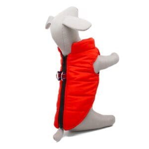 Vsepropejska Color-rainy obleček pro psa na zip Barva: Červená