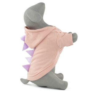 Vsepropejska Dino mikina pro psa s kapucí Barva: Růžová