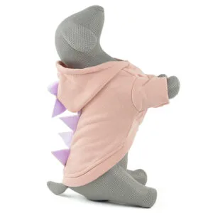 Vsepropejska Dino mikina pro psa s kapucí Barva: Růžová