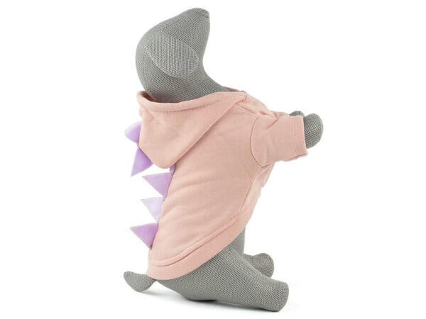 Vsepropejska Dino mikina pro psa s kapucí Barva: Růžová