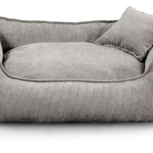 Vsepropejska Finley manšestr pelech pro psa se zipem Barva: Šedá