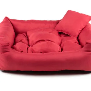 Vsepropejska Lux nadýchaný pelech pro psa Barva: Červená