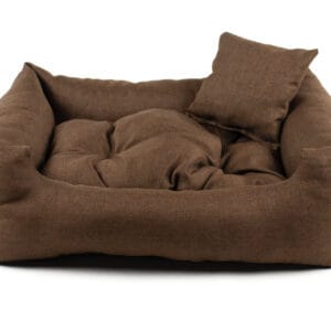 Vsepropejska Lux nadýchaný pelech pro psa Barva: Hnědá