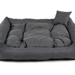 Vsepropejska Lux nadýchaný pelech pro psa Barva: Šedá