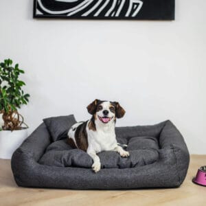 Vsepropejska Lux nadýchaný pelech pro psa Barva: Šedá