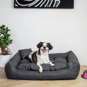 Vsepropejska Lux nadýchaný pelech pro psa Barva: Šedá