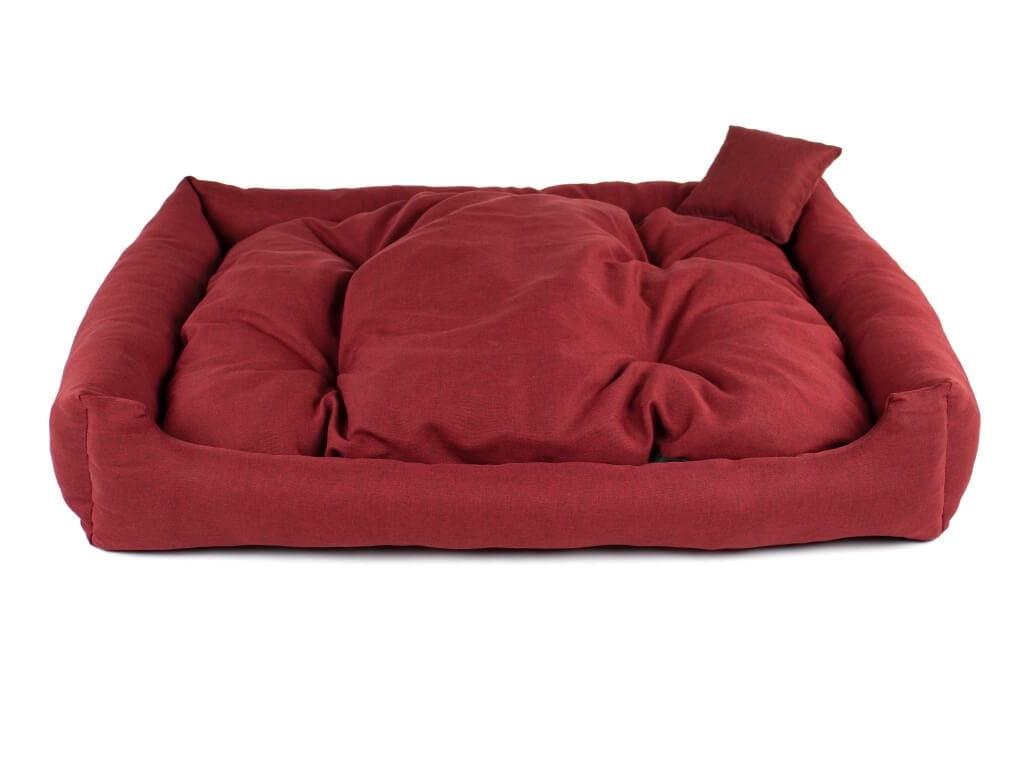 Vsepropejska Lux nadýchaný pelech pro psa Barva: Vínová