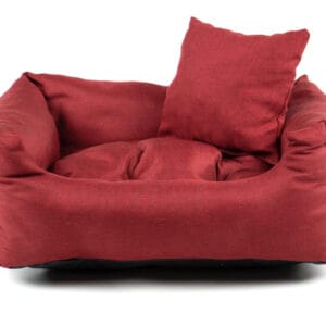 Vsepropejska Lux nadýchaný pelech pro psa Barva: Vínová