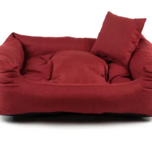 Vsepropejska Lux nadýchaný pelech pro psa Barva: Vínová