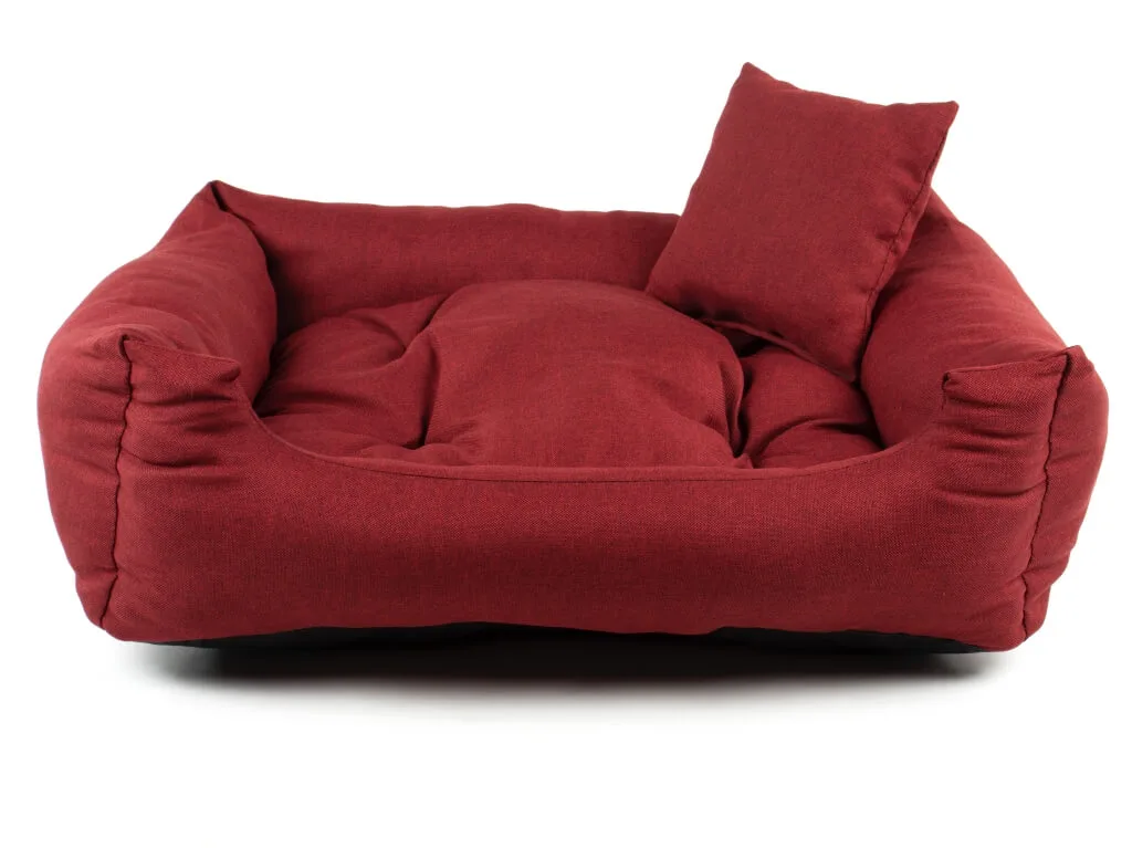 Vsepropejska Lux nadýchaný pelech pro psa Barva: Vínová