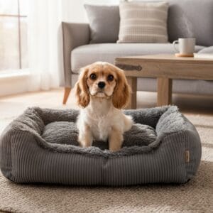 Vsepropejska Shaggy pelech pro psa s kožíškem Barva: Černá