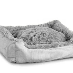 Vsepropejska Shaggy pelech pro psa s kožíškem Barva: Šedá