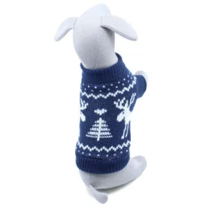 Vsepropejska Stag Vánoční svetr pro psa Barva: Modrá