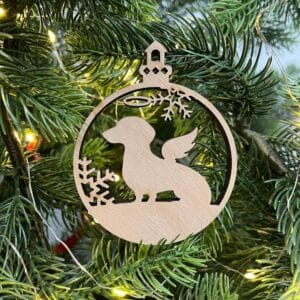 Vsepropejska Vánoční baňka s jezevčíkem – ozdoba na stromeček Typ: Baňka 6