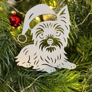 Vsepropejska Vánoční baňka s jorkšírským teriérem – ozdoba na stromeček Typ: Baňka 4