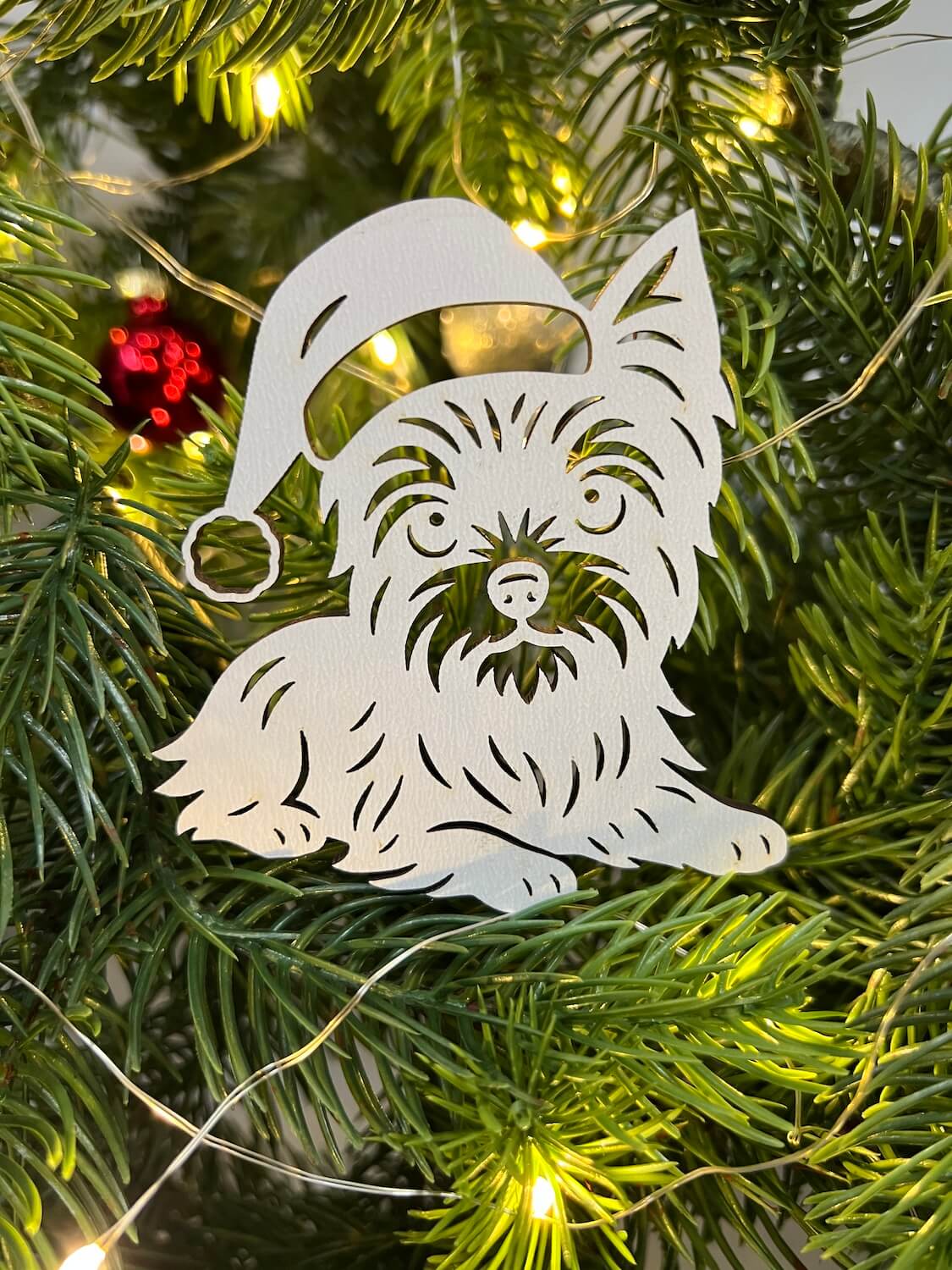 Vsepropejska Vánoční baňka s jorkšírským teriérem – ozdoba na stromeček Typ: Baňka 4