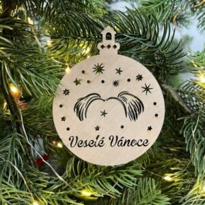 Vsepropejska Vánoční baňka s jorkšírským teriérem – ozdoba na stromeček Typ: Baňka 7