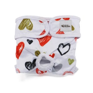 Dusty hárací kalhotky pro psa - vsepropejska.cz Barva: Barevné srdce