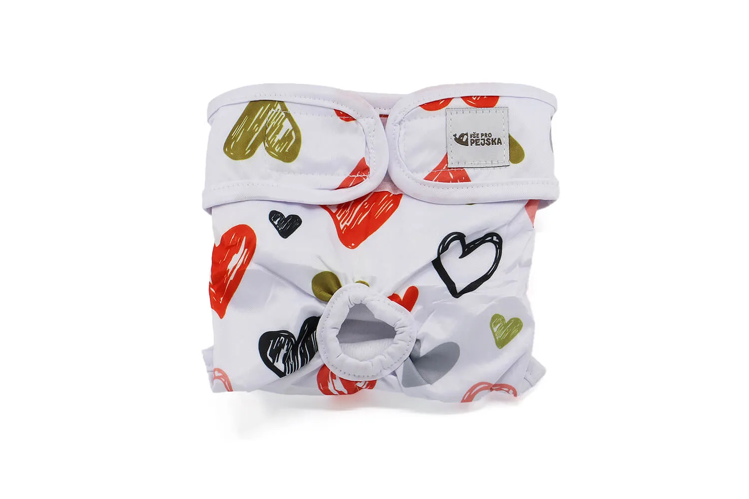 Dusty hárací kalhotky pro psa - vsepropejska.cz Barva: Barevné srdce