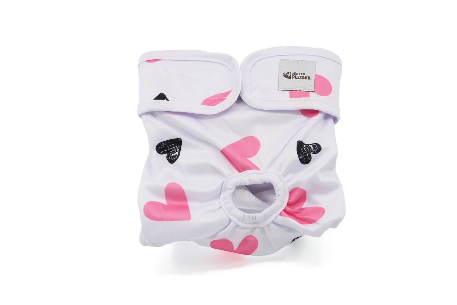 Dusty hárací kalhotky pro psa - vsepropejska.cz Barva: Bíle srdce