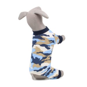 Vsepropejska Blur maskáčová kombinéza pro psa Barva: Modrá