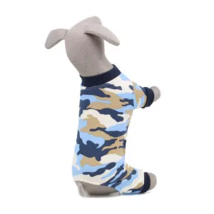 Vsepropejska Blur maskáčová kombinéza pro psa Barva: Modrá