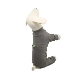 Vsepropejska Cozy pružná kombinéza pro psa Barva: Šedá