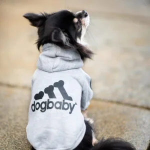 Vsepropejska DogBaby bavlněná mikina pro psa Barva: Šedá