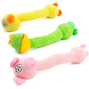 Vsepropejska Eloi plyšová hračka pro psa Barva: Žlutá