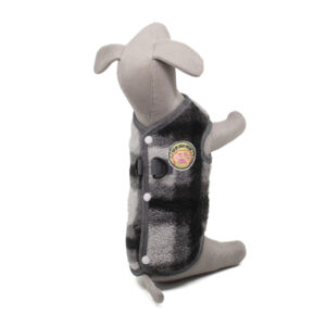 Vsepropejska Greyson károvaná mikina pro psa Barva: Modrá