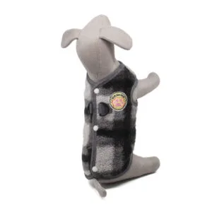 Vsepropejska Greyson károvaná mikina pro psa Barva: Modrá