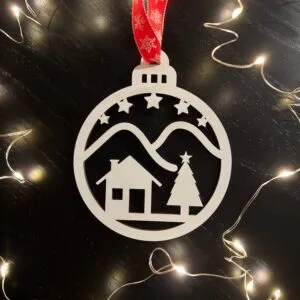 Vsepropejska Bílé Vánoční ozdoby baňky 2 Typ: Baňka 10