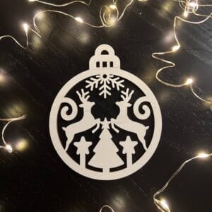 Vsepropejska Bílé Vánoční ozdoby baňky 2 Typ: Baňka 11