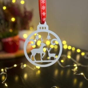 Vsepropejska Bílé Vánoční ozdoby baňky 2 Typ: Baňka 14