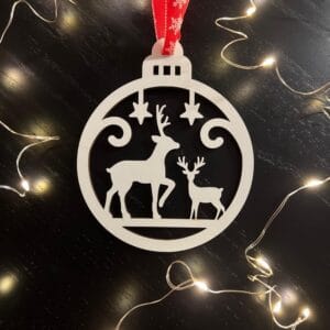 Vsepropejska Bílé Vánoční ozdoby baňky 2 Typ: Baňka 2