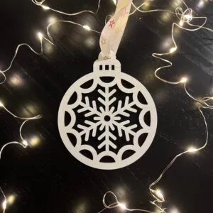 Vsepropejska Bílé Vánoční ozdoby baňky 2 Typ: Baňka 3