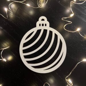 Vsepropejska Bílé Vánoční ozdoby baňky 2 Typ: Baňka 5