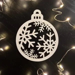 Vsepropejska Bílé Vánoční ozdoby baňky 2 Typ: Baňka 6