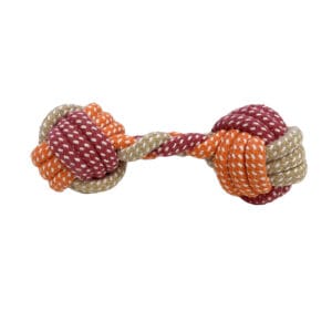 Vsepropejska Color barevná činka pro psa | 18 cm Barva: Růžová