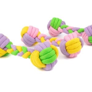 Color barevná činka pro psa | 18 cm Barva: Zelená