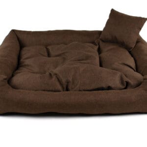 Vsepropejska Lux nadýchaný pelech pro psa Barva: Hnědá